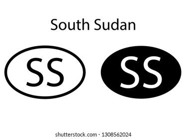 South Sudan Country Code Icon Iso: vector de stock (libre de regalías) 1308562024 | Shutterstock