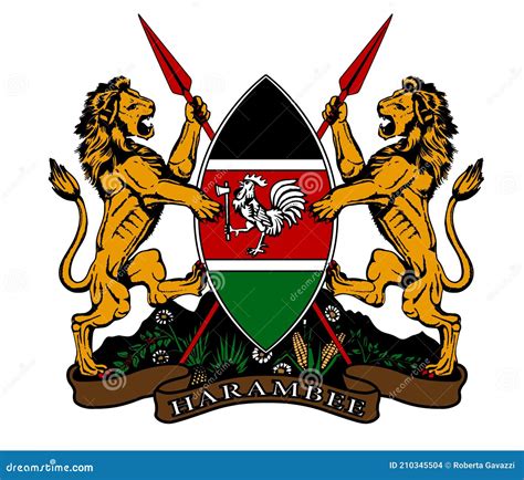 Kenya Coat Of Arms. Royalty-Free Stock Photo | CartoonDealer.com #86649783