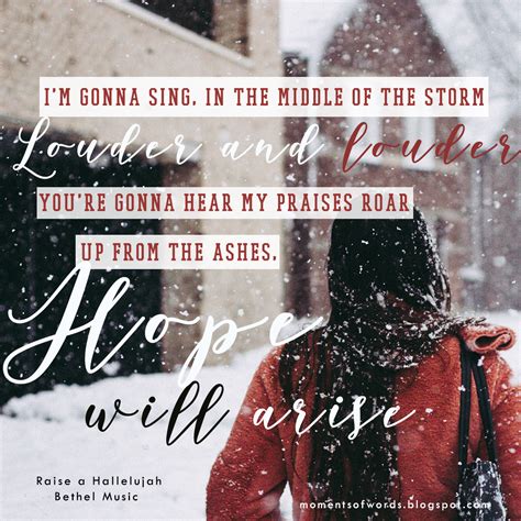 Raise a Hallelujah by Bethel Music | Moments of words