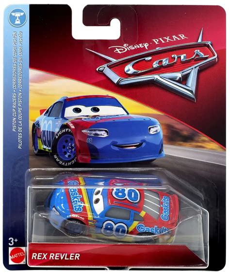 Disney Pixar Cars Cars 3 Piston Cup Racers Rex Revler 155 Diecast Car ...