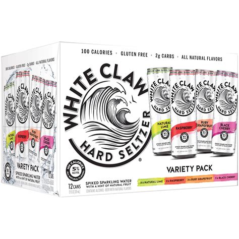 White Claw Variety Pack, 12 Pack, 12 oz Cans - Walmart.com - Walmart.com