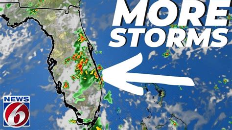 Florida Forecast: Storms Linger Late PLUS Next Named Storm Likely In ...