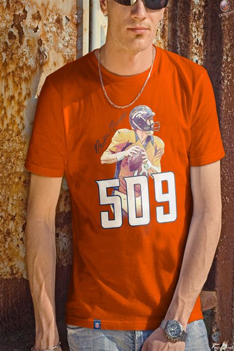 Peyton Manning 509 T-Shirt Design Mockup on Behance