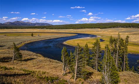 Hayden Valley, Yellowstone River Schleife, Wyoming, USA Foto & Bild | wasser, himmel, fluss ...