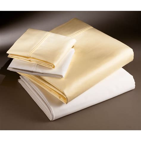 The 500 Thread Count Egyptian Cotton Sheets (King) - Hammacher Schlemmer