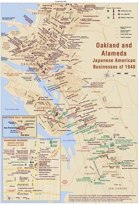 Oakland & Alameda Map