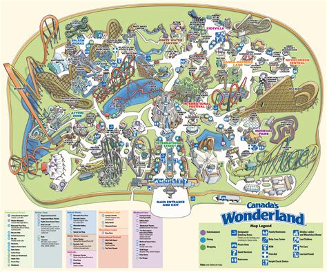 Map Canada Wonderland – Get Map Update