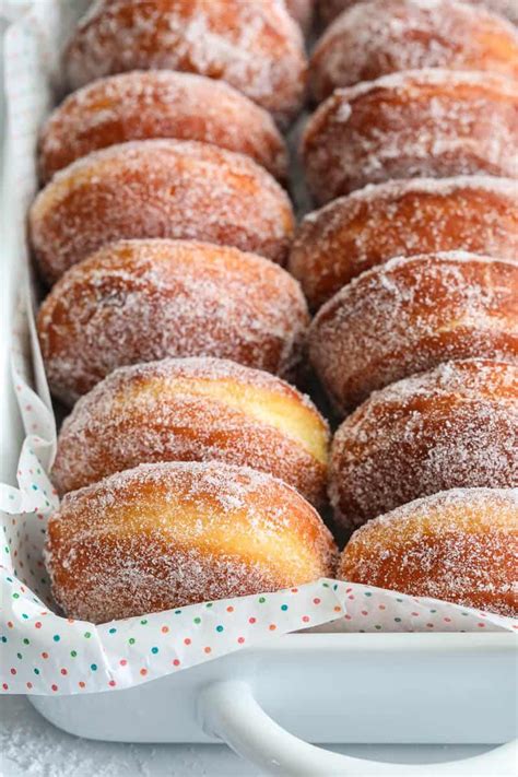 These Perfect Sugar Donuts are chewy, fluffy, and so sweet. Covered in sugar, these yeasty d ...