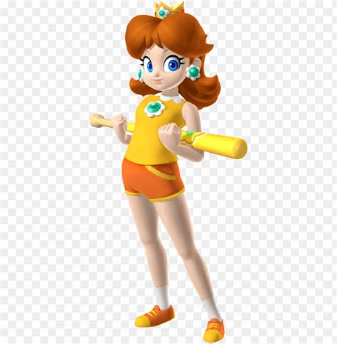 daisy - mario superstar baseball princess daisy PNG image with ...