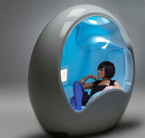 Ovei Pod. Relax and nap in a futuristic-looking egg. | Nap pod, Nap, Pods