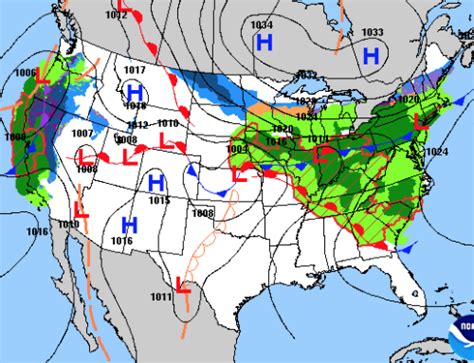 Weather Prog Chart Symbols