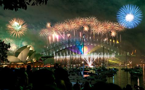 New Year's Eve fireworks on Sydney Harbour