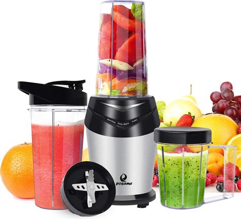 Amazon.com: Posame Professional High Speed Blender for Smoothies and ...