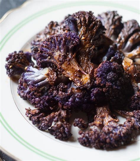 Crispy Spiced Purple Cauliflower — The Forest Feast | Vegetable side ...