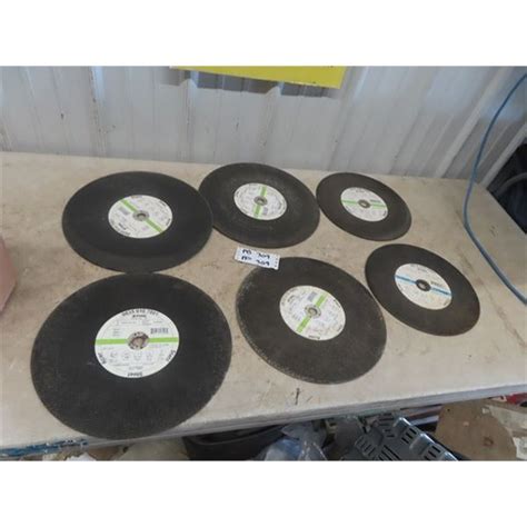 6 Metal Chop Saw Blades - McSherry Auction Service Ltd.