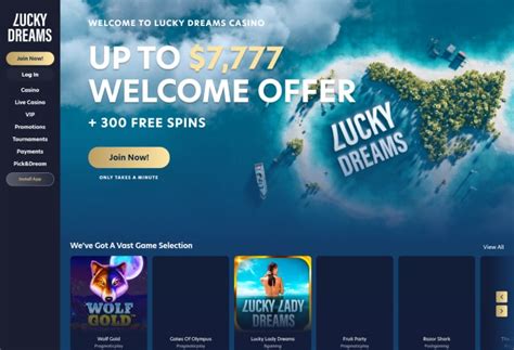 Lucky Dreams Casino Review 2024 | R50,000 + 300 FS Bonus