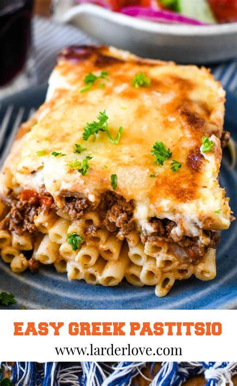 Super Easy Greek Pastitsio Recipe