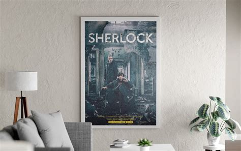 Sherlock Vector Poster Tv Series Series Imdbtop 250 TV Series Digital ...