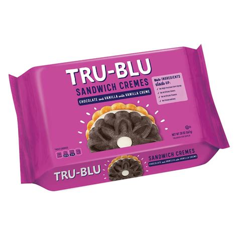 Tru-Blu Duplex Cookies with Chocolate & Vanilla Cream - Walmart.com