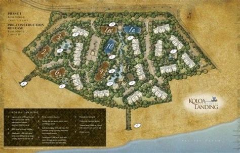 Map Layout Koloa Landing at Poipu Beach Wyndham Grand Resort