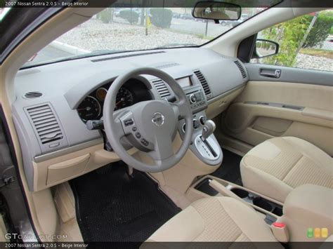 Beige Interior Dashboard for the 2007 Nissan Sentra 2.0 S #64755579 | GTCarLot.com