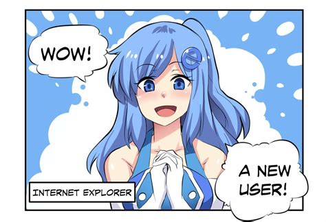 Internet Explorer Reimagined as a Sad Anime Girl Will Break Your Heart