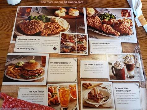 Online Menu of Cracker Barrel Old Country Store Restaurant, Okemos ...