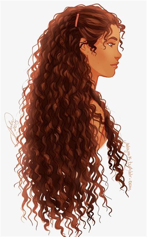 Curly hair girl PNG and Clipart | Curly girl hairstyles, Curly hair ...