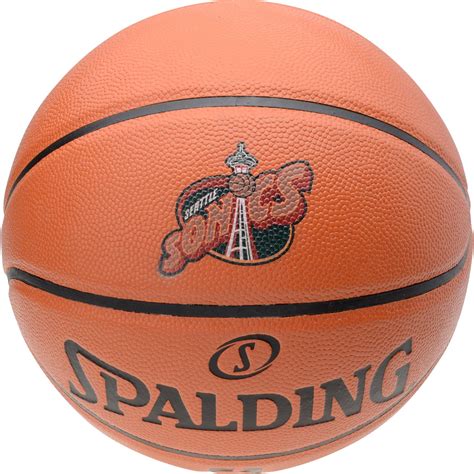 Seattle Supersonics Unsigned Spalding Official Size Logo Basketball ...