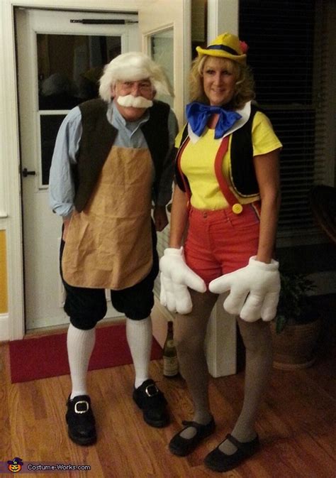 Geppetto and Pinocchio - DIY Couple Halloween Costume