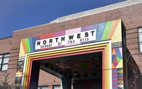 Check Out Northwest School Of The Arts' New Entrance Mural | WFAE