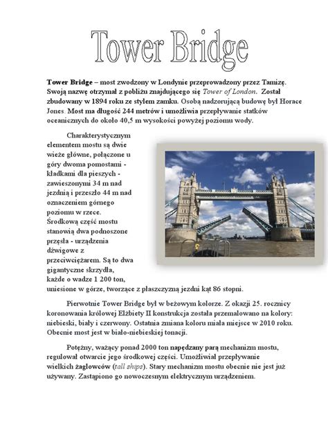 Tower Bridge | PDF