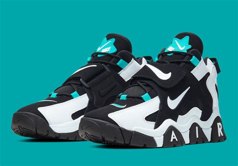 Nike Air Barrage Black White Aqua AT7847-001 Release Date | SneakerNews.com