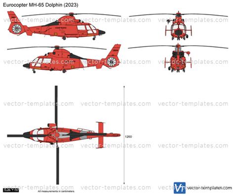 Templates - Helicopters - Eurocopter - Eurocopter MH-65 Dolphin