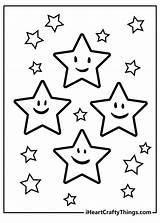 Plain Star Coloring Pages sketch template