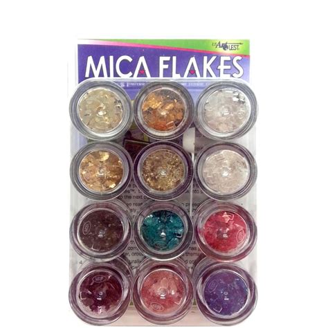 Mica Flakes – Sparkling Flakes of Natural Mica • 2wards Polymer Clay