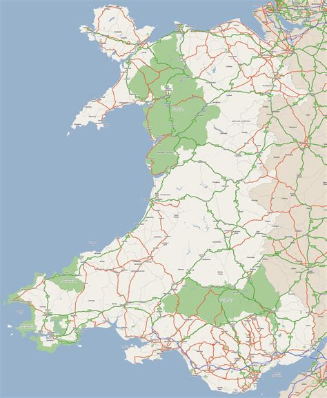 Wales • Mapsof.net