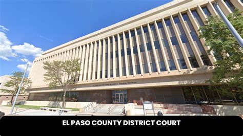 El Paso County District Court - The Court Direct