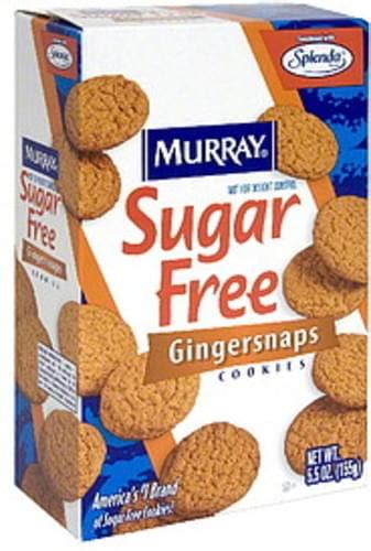 Murray Sugar Free, Gingersnaps Cookies - 5.5 oz, Nutrition Information ...