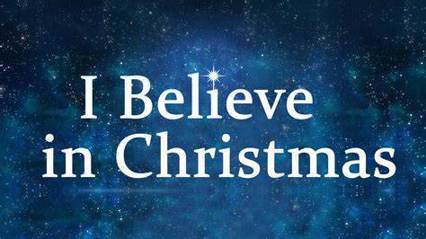 I Believe In Christmas – Welcome to Calvary Missionary Baptist Church!