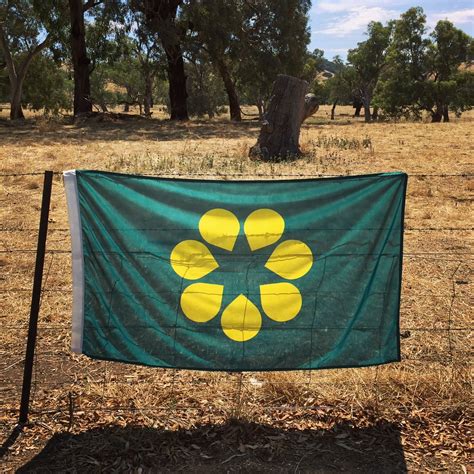 The Golden Wattle flag