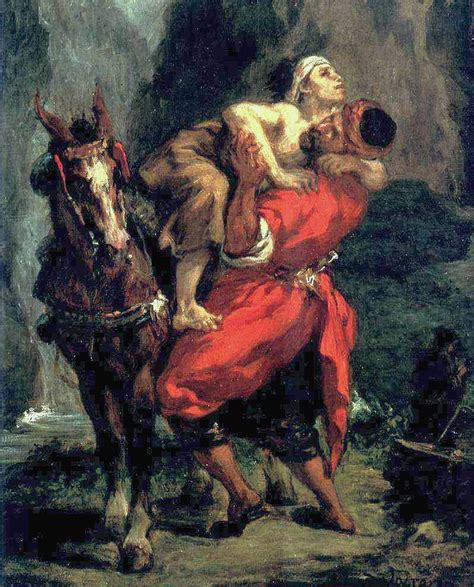 The Good Samaritan Painting by Eugene Delacroix - Pixels