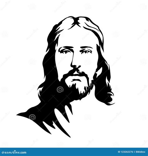 Jesus Face Outline