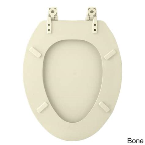 Fantasia 19 Inch Elongated Wood Toilet Seat - On Sale - Bed Bath ...