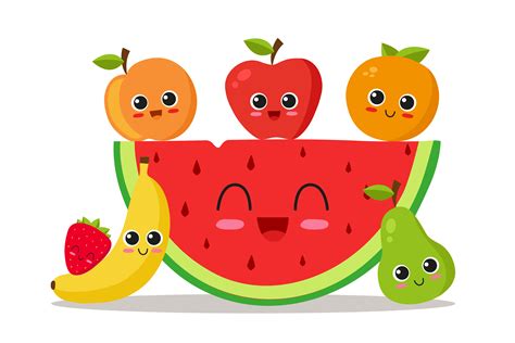 Cool fruit set 566407 Vector Art at Vecteezy