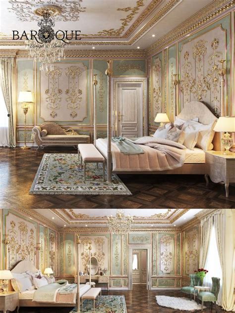 Baroque Style bedroom design | Baroque design, Baroque interior, Luxury house interior design