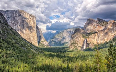 Download wallpapers Yosemite National Park, 4k, Yosemite Valley ...