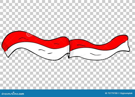 Hand Draw Sketch, Indonesia Flag Stock Vector - Illustration of illustrated, country: 75779700