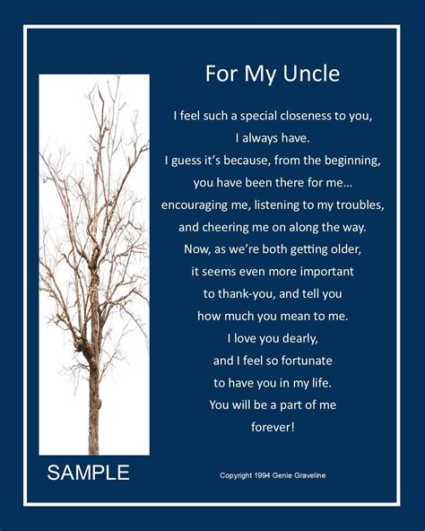 Uncle Poem DIGITAL DOWNLOAD Uncle Print Uncle Gift | Etsy