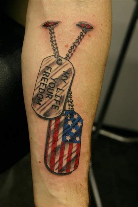 The 25+ best Army tattoos ideas on Pinterest | Dog tags tattoo, Lest we forget tattoo and Tattoo ...